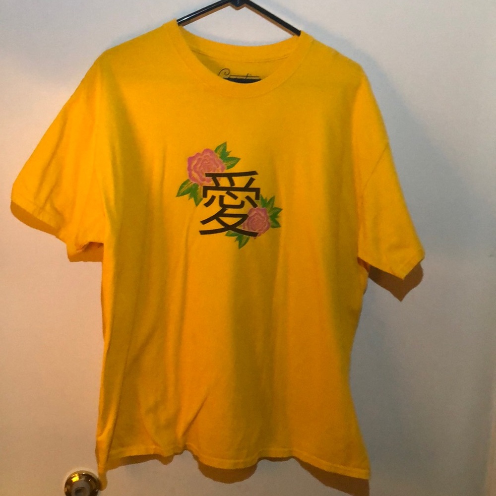 Yellow Japanese “Love” T-Shirt